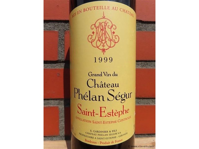 Chateau phélan ségur 1999 - afbeelding 2 van  3