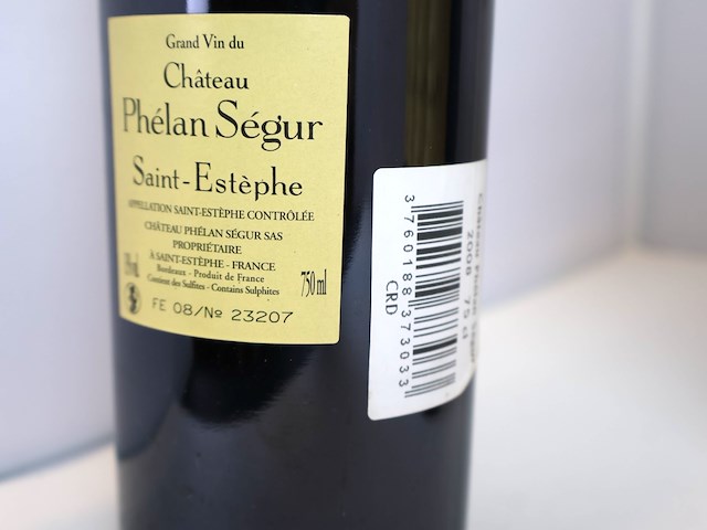 Château phélan ségur 2008 (5x) - afbeelding 3 van  4