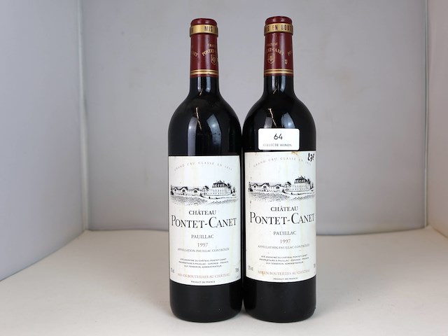 Château pontet-canet 1997 (2x) - afbeelding 1 van  4