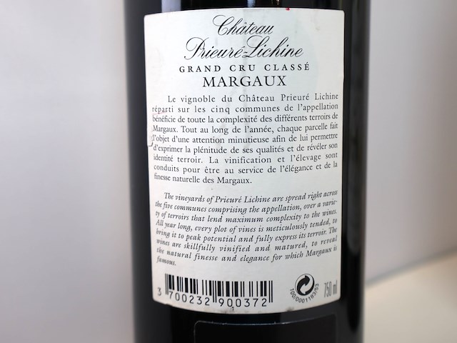 Château prieuré-lichine 1996, 1997 & 2001 (5x) - afbeelding 3 van  8