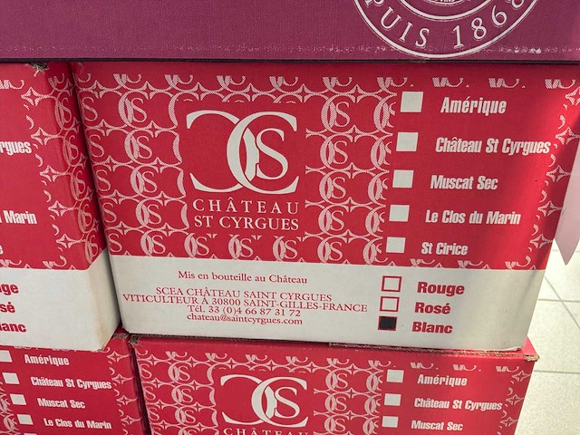 Château st cyrgues witte wijn (36x) - afbeelding 2 van  2