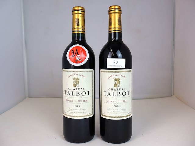 Château talbot 2002 & 2003 (2x) - afbeelding 1 van  6