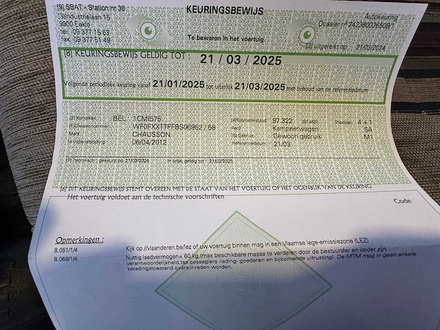 Chausson flash 11m12 - camper - afbeelding 54 van  67