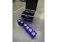 Chauvet - case met 6x chauvet freedom par tri6 - batterij - afbeelding 3 van  6