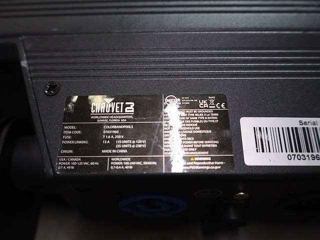 Chauvet collerband lichtstrip (x4) - afbeelding 6 van  6