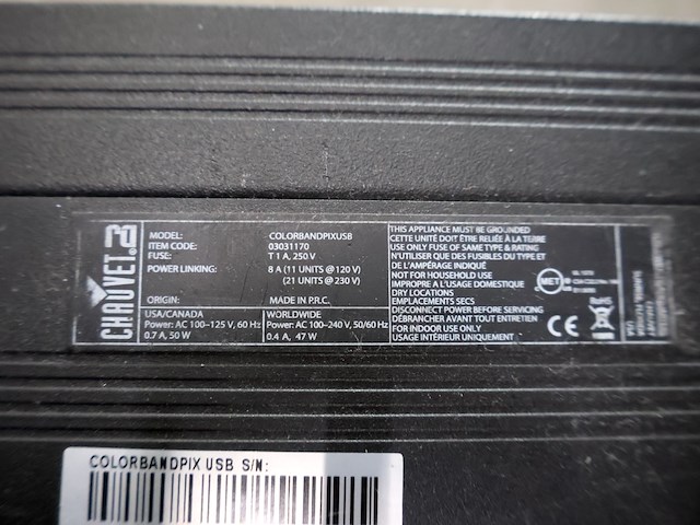 Chauvet collerband lichtstrip (x4) - afbeelding 4 van  5