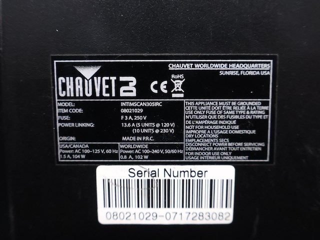 Chauvet dj intimidator - afbeelding 6 van  6