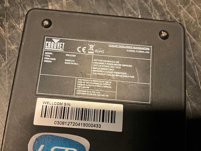 Chauvet well com w-dmx transmitter - afbeelding 3 van  4