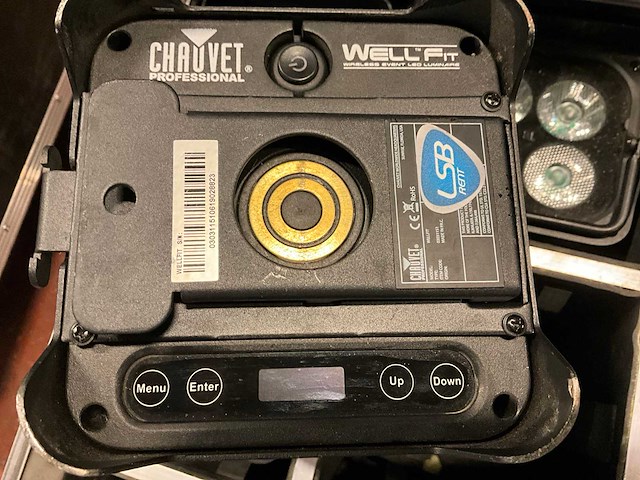 Chauvet wellfit batterij-uplighter (6x) - afbeelding 2 van  6