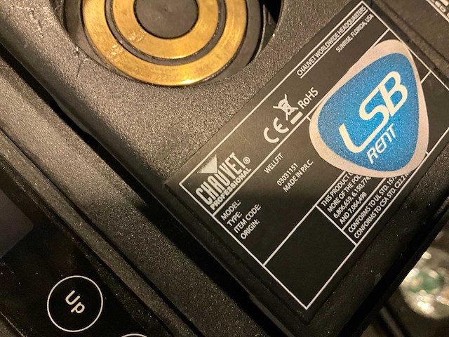 Chauvet wellfit batterij-uplighter (6x) - afbeelding 3 van  6