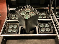 Chauvet wellfit batterij-uplighter (6x) - afbeelding 1 van  3