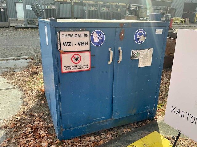 Chemicaliën opslagkast - afbeelding 2 van  5