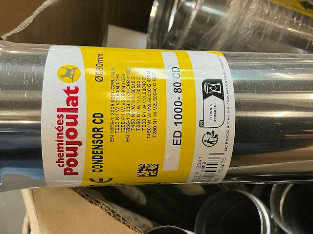 Cheminées poujoulat partij inox rookgasafvoerbuizen - afbeelding 4 van  12