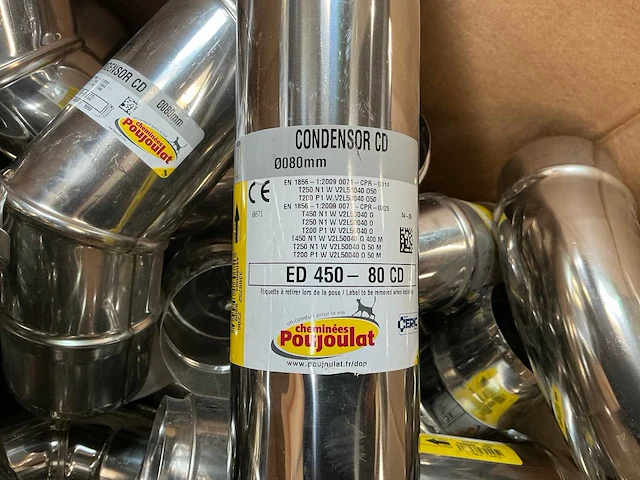 Cheminées poujoulat partij inox rookgasafvoerbuizen - afbeelding 5 van  12