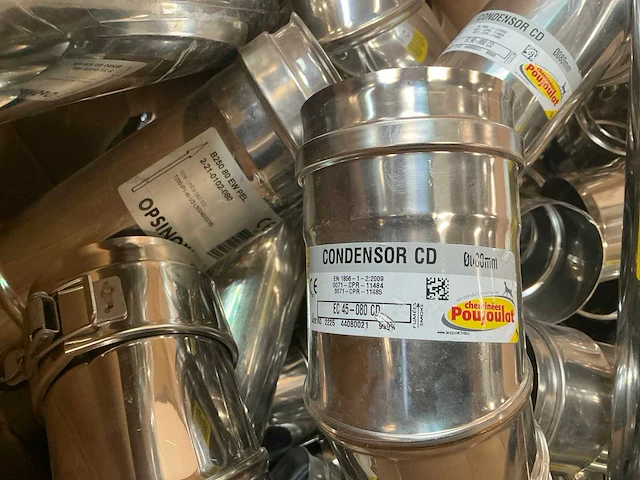 Cheminées poujoulat partij inox rookgasafvoerbuizen - afbeelding 6 van  12