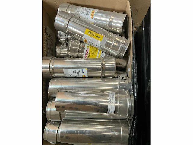 Cheminées poujoulat partij inox rookgasafvoerbuizen - afbeelding 8 van  12