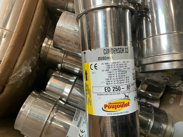 Cheminées poujoulat partij inox rookgasafvoerbuizen - afbeelding 9 van  12