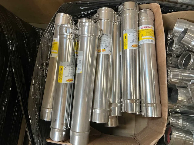 Cheminées poujoulat partij inox rookgasafvoerbuizen - afbeelding 10 van  12