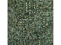 Chenille stoffen & chroom metalen draaistoel - gemengd groen - afbeelding 4 van  5