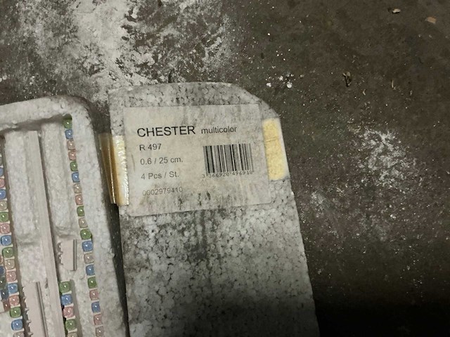 Chester multicolor 2200st. keramische wandtegeltjes - afbeelding 2 van  3