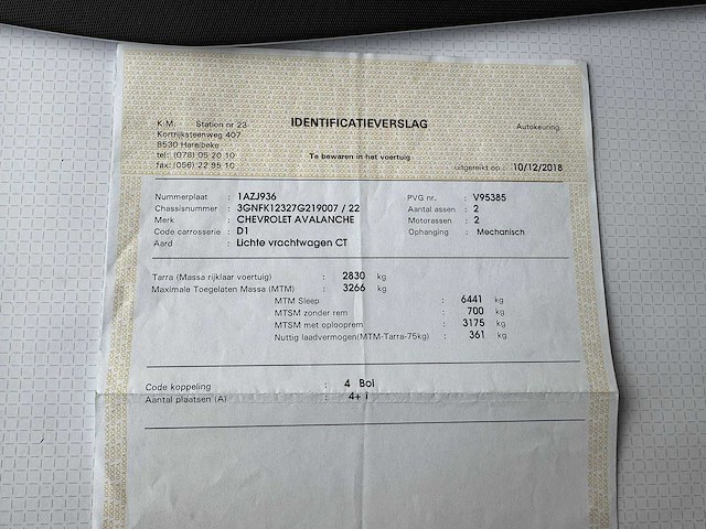 Chevrolet - avalanche - car - 2007 - afbeelding 8 van  18