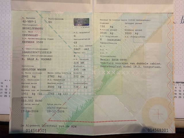 Chevrolet - express 3500 - van - afbeelding 22 van  27