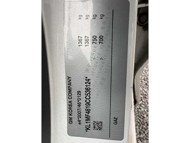 Chevrolet - spark - 1.0 16v lt+ bi-fuel - car - 2011 - afbeelding 5 van  17