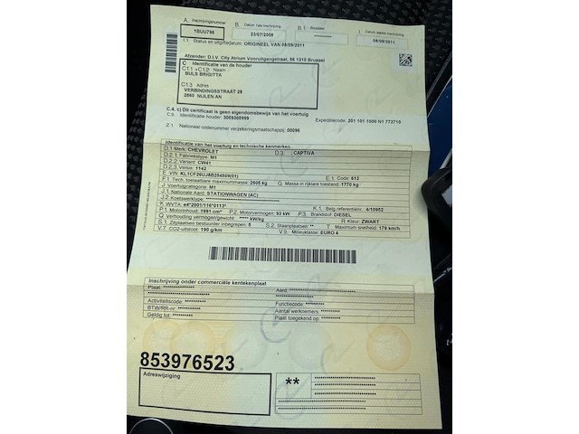 Chevrolet captiva, 2008 - afbeelding 20 van  21