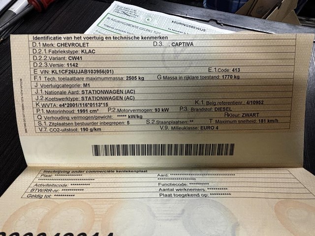 Chevrolet captiva, 2010 - afbeelding 26 van  32