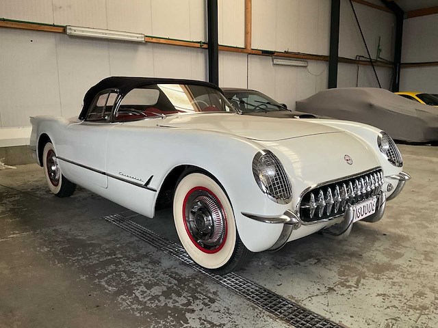 Chevrolet corvette c1 cabriolet vintage auto - afbeelding 10 van  49