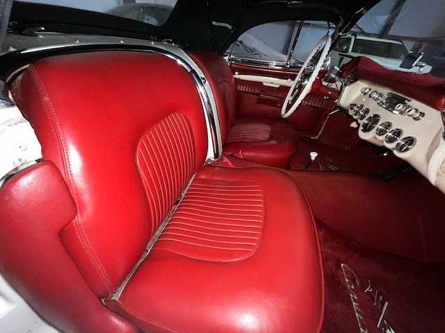 Chevrolet corvette c1 cabriolet vintage auto - afbeelding 21 van  43