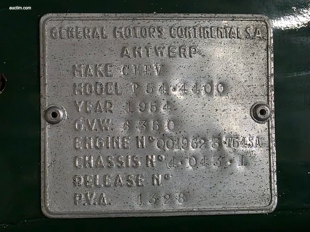 Chevrolet p54-4400 1954 - afbeelding 26 van  56