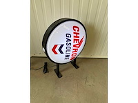 Chevron - gasoline - verlichtingsbord - afbeelding 2 van  4