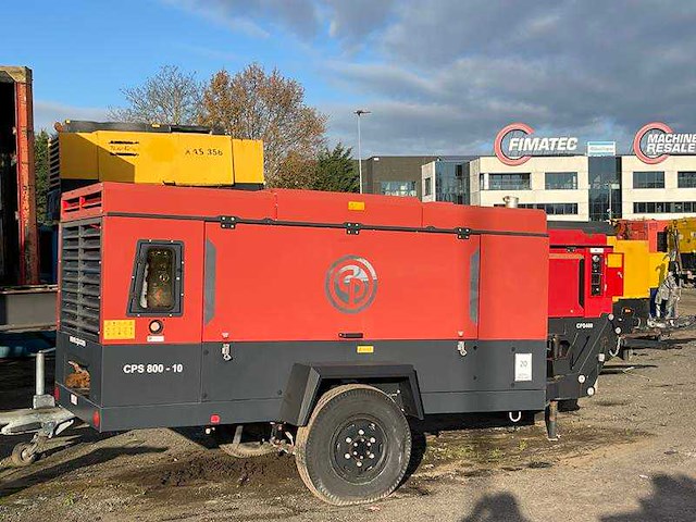 Chicago pneumatic - cps 800-10 - mobiele compressor - 2017 - afbeelding 1 van  8
