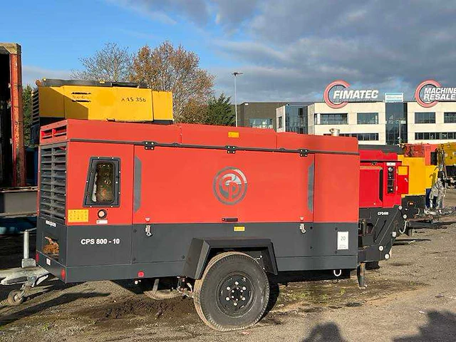 Chicago pneumatic - cps 800-10 - mobiele compressor - 2017 - afbeelding 1 van  12