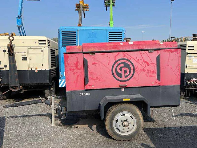 Chicago pneumatic - cps400 - mobiele compressor - afbeelding 1 van  2