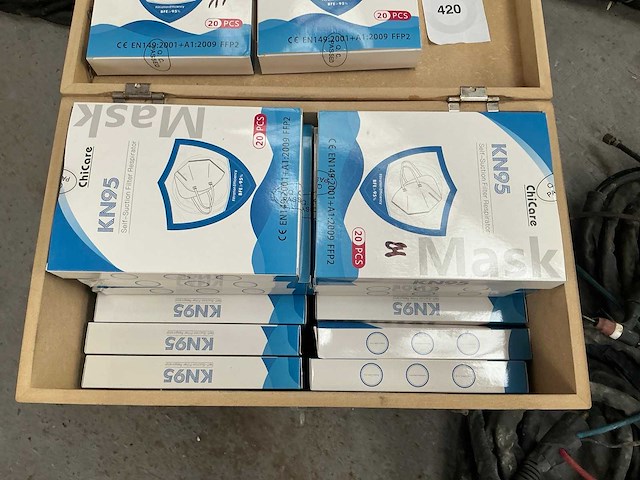 Chicare kn95 stofmaskers (760x) - afbeelding 2 van  4