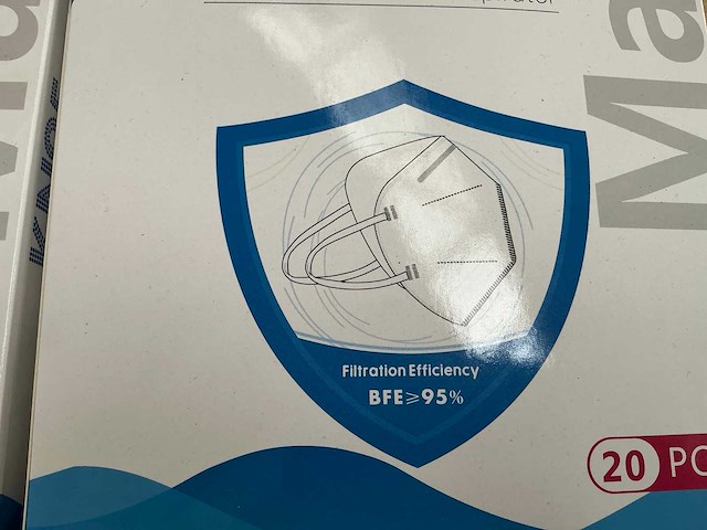 Chicare kn95 stofmaskers (800x) - afbeelding 3 van  4