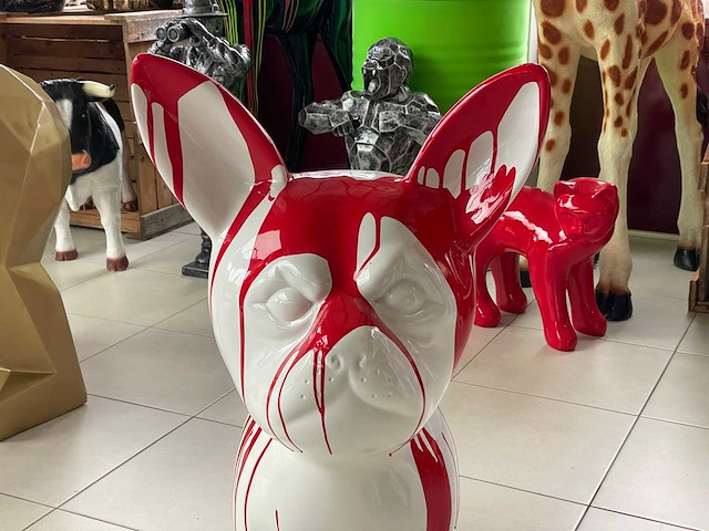 Chihuahua wit trash h90cm x l76cm - afbeelding 3 van  3