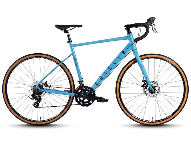Chilliz gravelbike, 28" wielen, gl.01, blauw, framemaat 57 cm - afbeelding 1 van  8