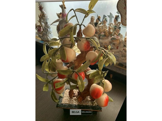 Chinees aardewerk bonzaiboompje - afbeelding 1 van  1