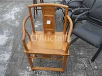 Chinees gesneden houten stoel (010871-036)