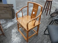 Chinees gesneden houten stoel (010871-036) - afbeelding 3 van  3