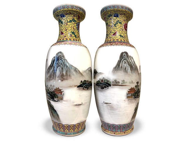 Chinees porselein (2x) - afbeelding 3 van  10