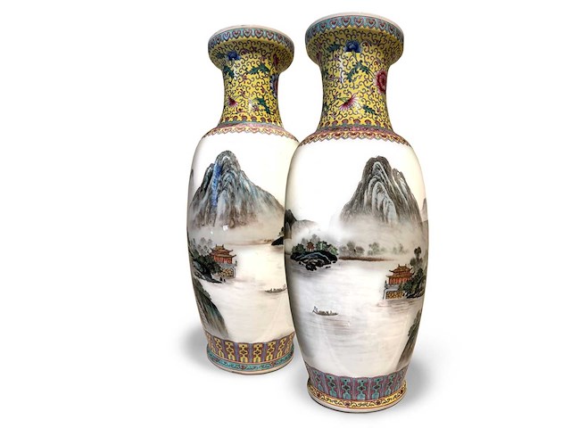 Chinees porselein (2x) - afbeelding 4 van  10