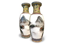 Chinees porselein (2x) - afbeelding 4 van  10