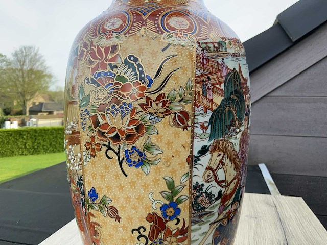 Chinees porselein h45cm - afbeelding 5 van  6