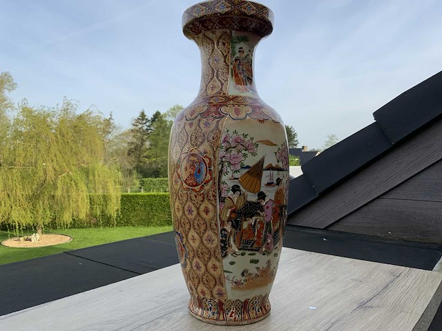 Chinees porselein h45cm - afbeelding 4 van  6