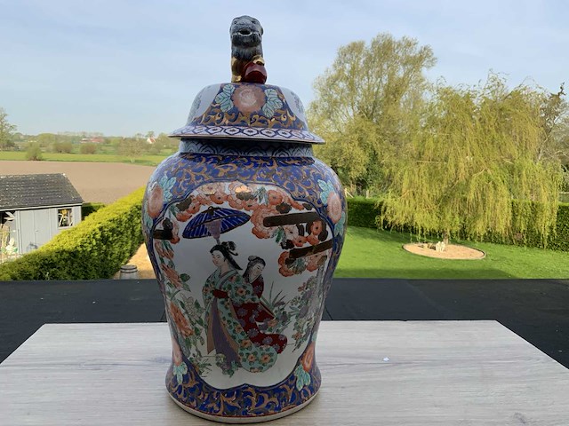Chinees porselein h50cm - afbeelding 1 van  6