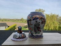 Chinees porselein h50cm - afbeelding 5 van  6